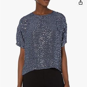 Velvet by Graham & Spencer sequin top, size XS